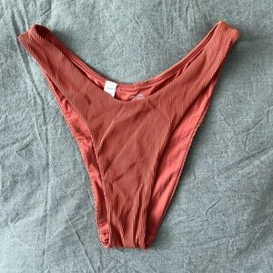 Aerie Ribbed Cheeky Bikini Bottom